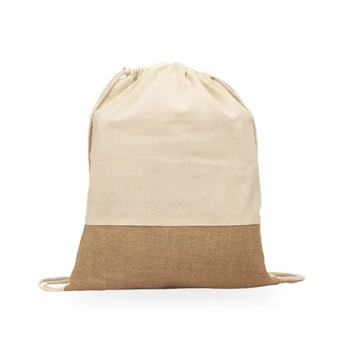 Mochila de cuerdas de algodón y yute, foto 2