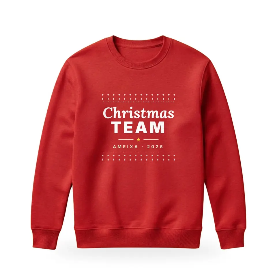 El equipo, en modo Navidad