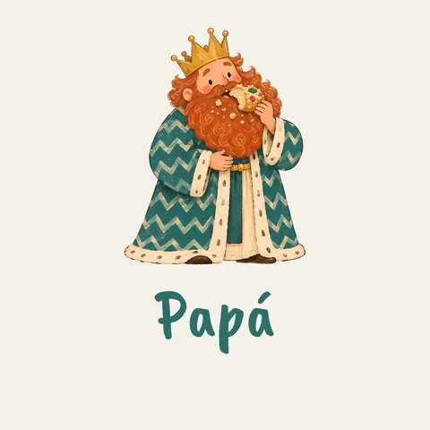 Los Reyes de casa · Sudadera de Reyes con nombre, foto 3