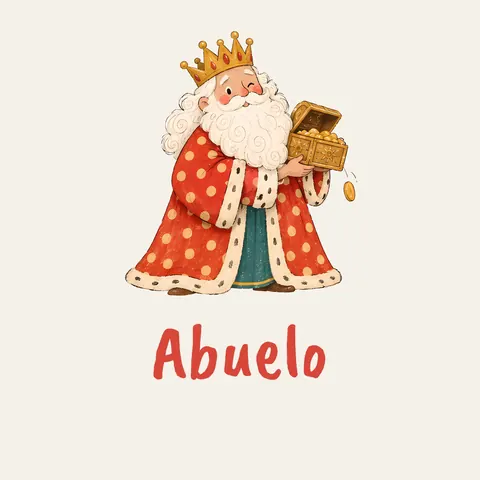 Los Reyes de casa · Sudadera de Reyes con nombre, foto 2