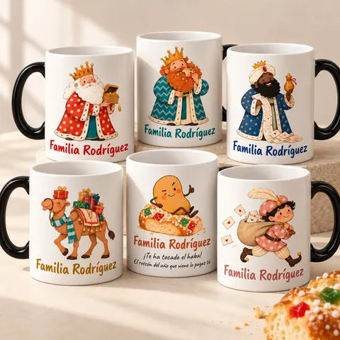 Roscón Mágico · Set de tazas mágicas de Reyes