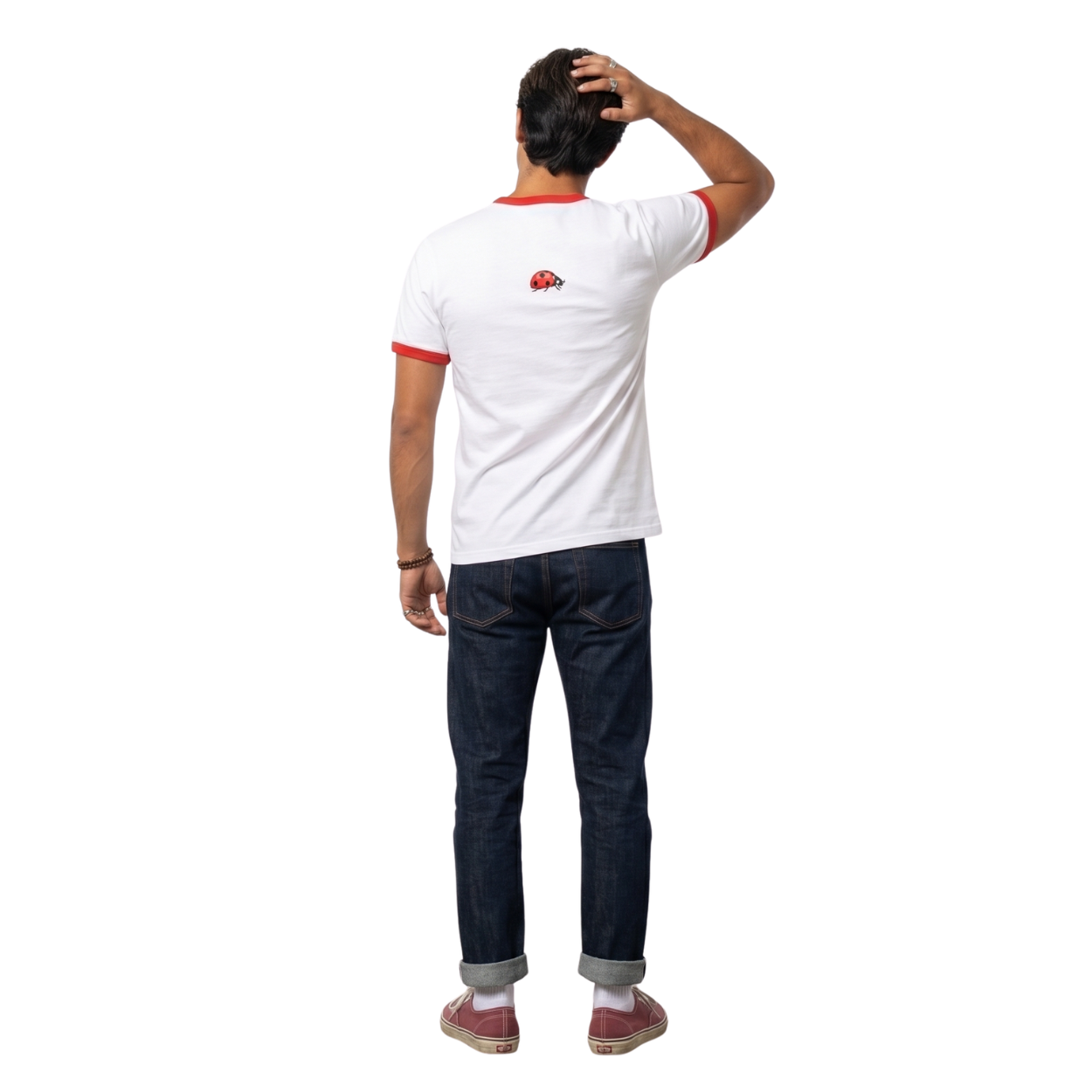 Camiseta "Mariquita y Orgulloso" Ringer
