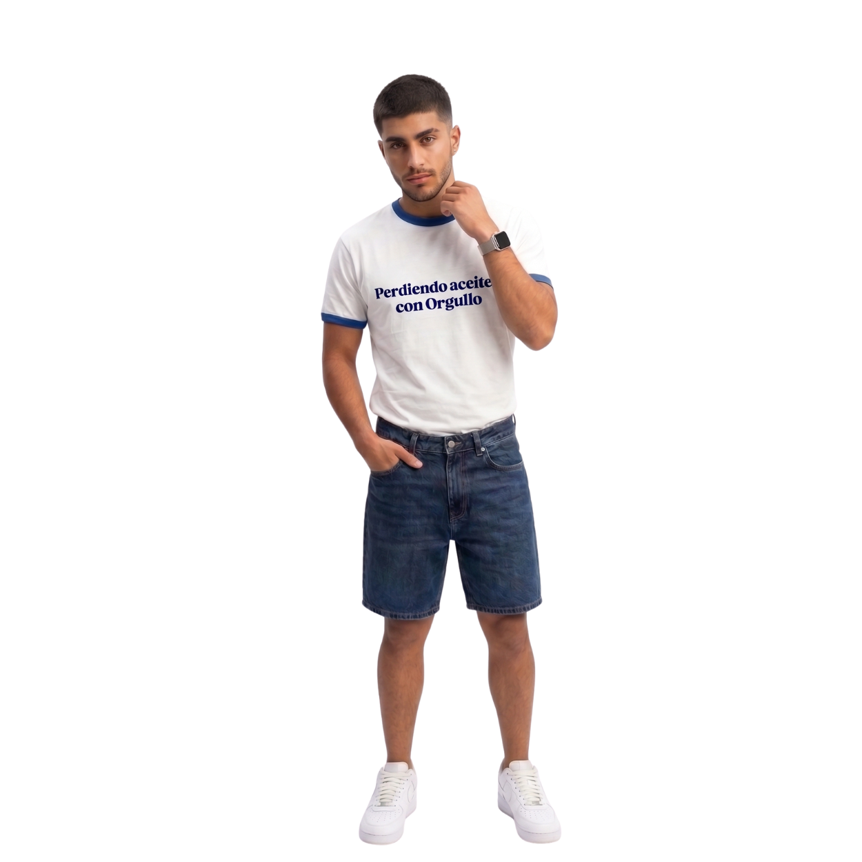 Camiseta "Perdiendo Aceite" Ringer